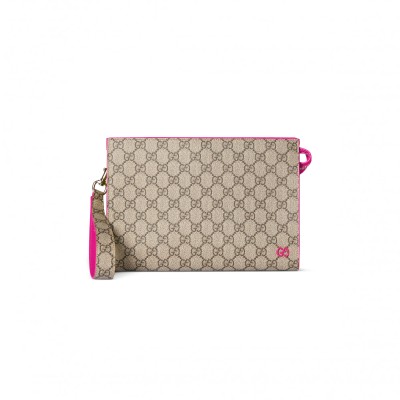 GUCCI BI-COLOR SMALL POUCH 768255 (26*18*6cm)